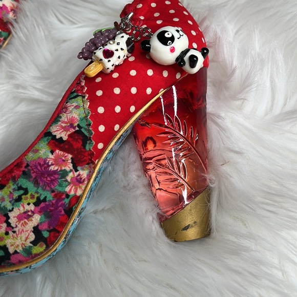 ❌ Irregular Choice Red Stick Of Rock Lucite Heels - Picture 6 of 16